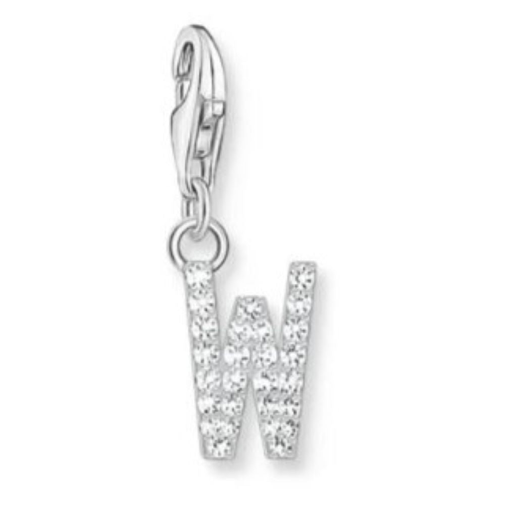 THOMAS SABO CHARMISTA LETTER 'W' CZ