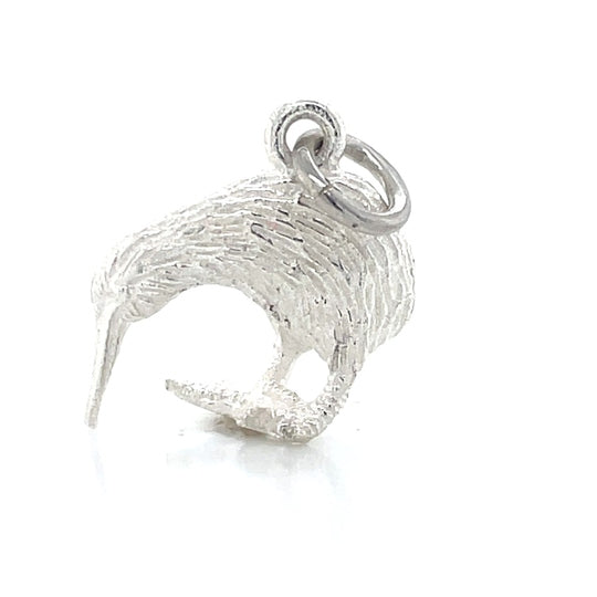 Stg Silver Kiwi Charm Pendant