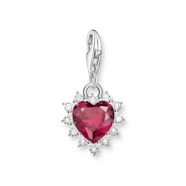 THOMAS SABO C/CLUB LAB GROWN RUBY & CZ HEART
