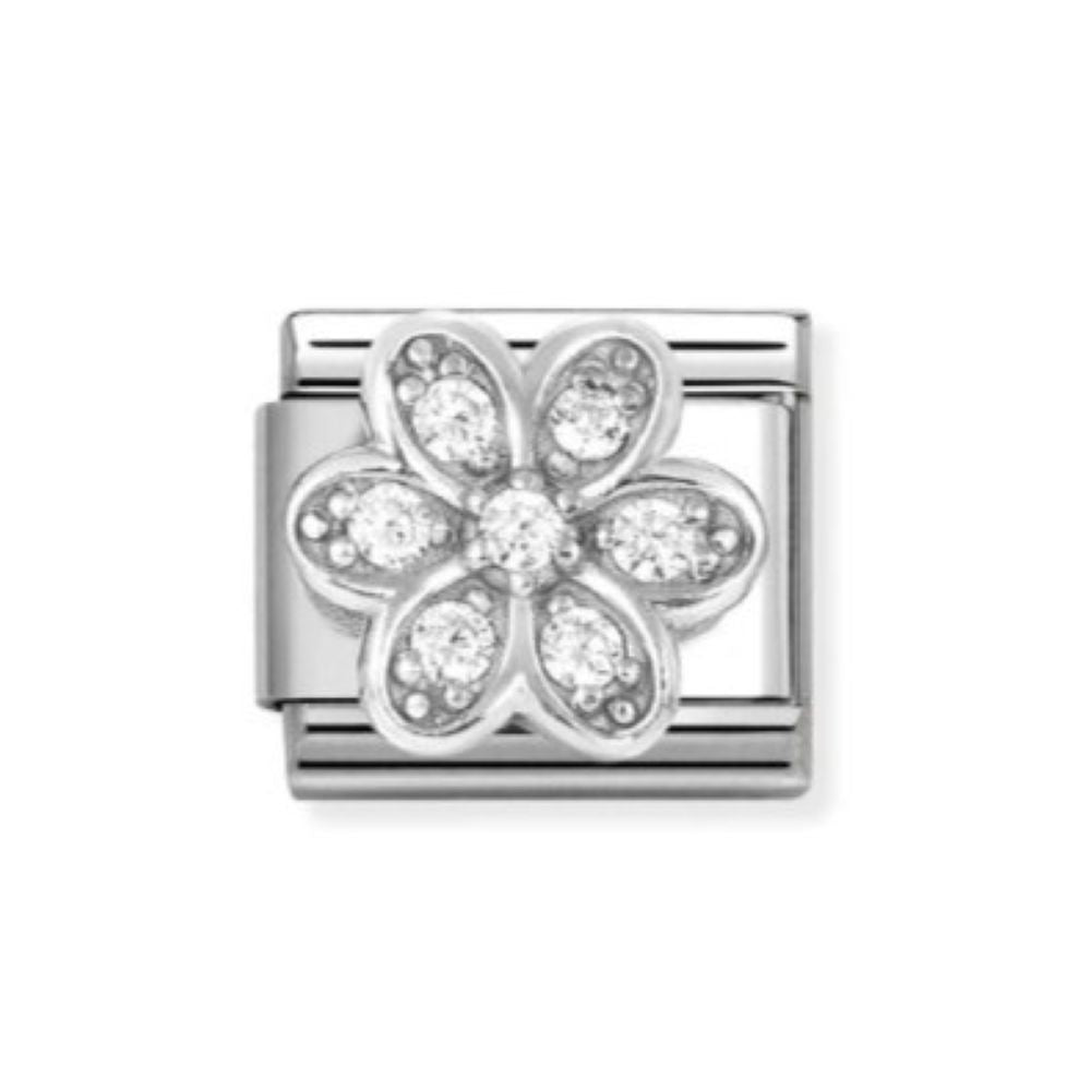 Nomination Composable Classic CZ Daisy Charm