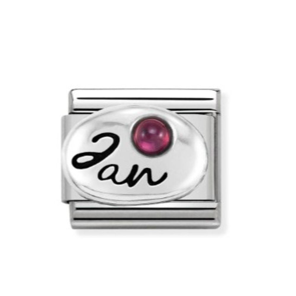Nomination Composable Classic January Birthstone Charm Garnet