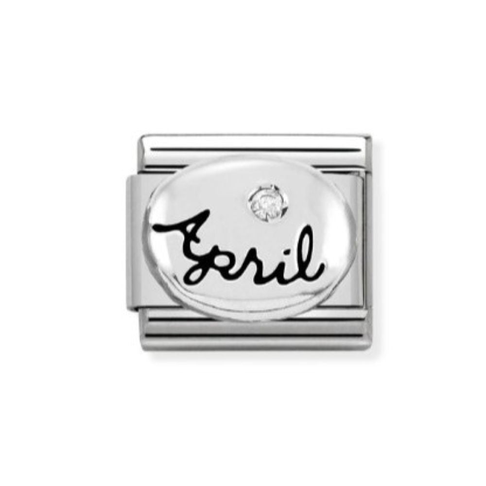 Nomination Composable Classic April Birthstone Charm Diamond