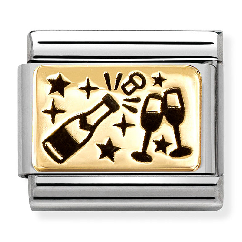 Nomination Composable Classic Champagne Glass Charm