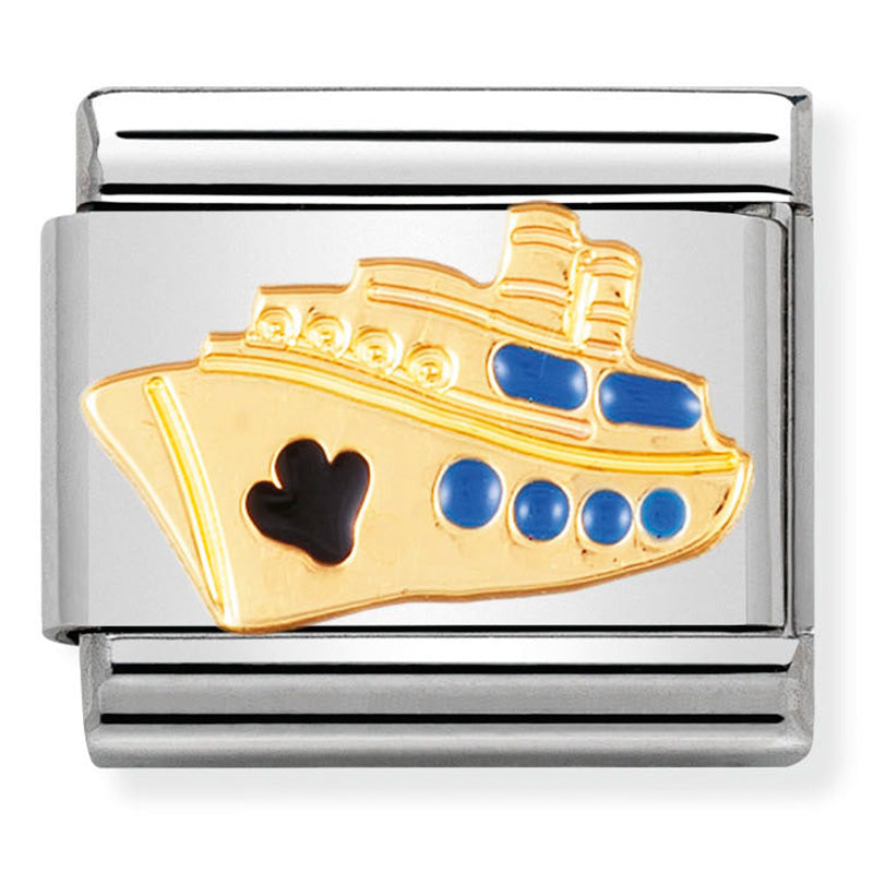 Nomination Composable Cruise Ship Charm