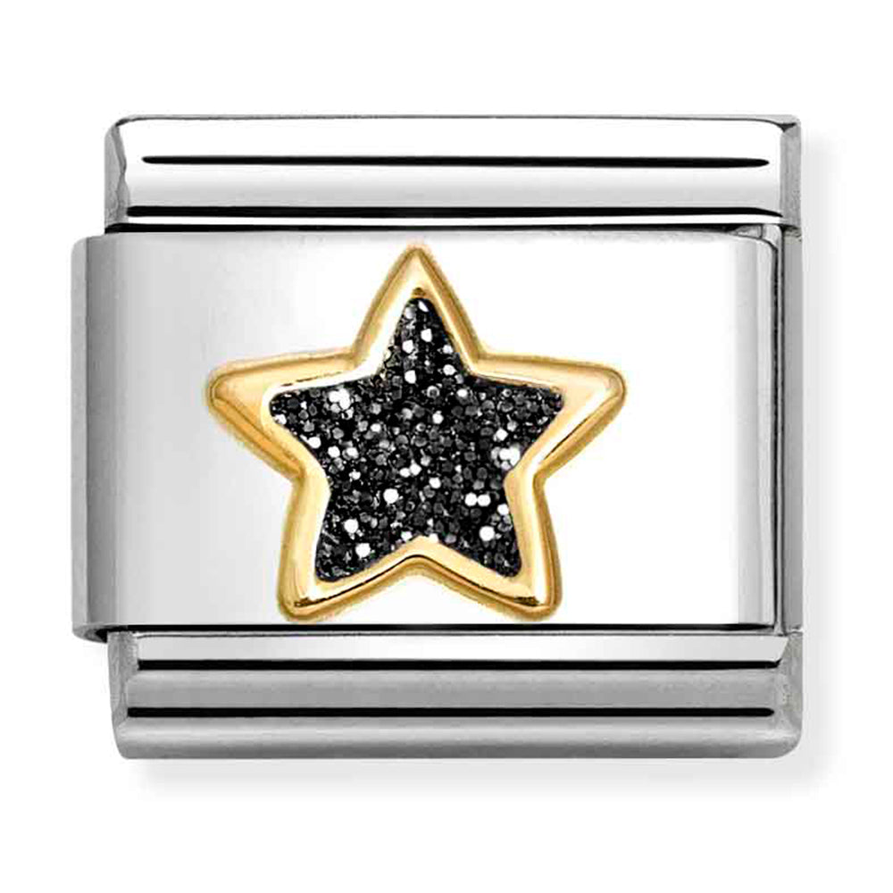 Nomination Composable Black Star Charm