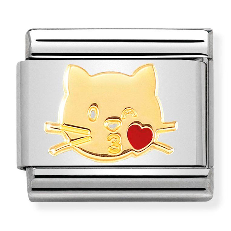 Nomination Composable Cat Kiss Charm