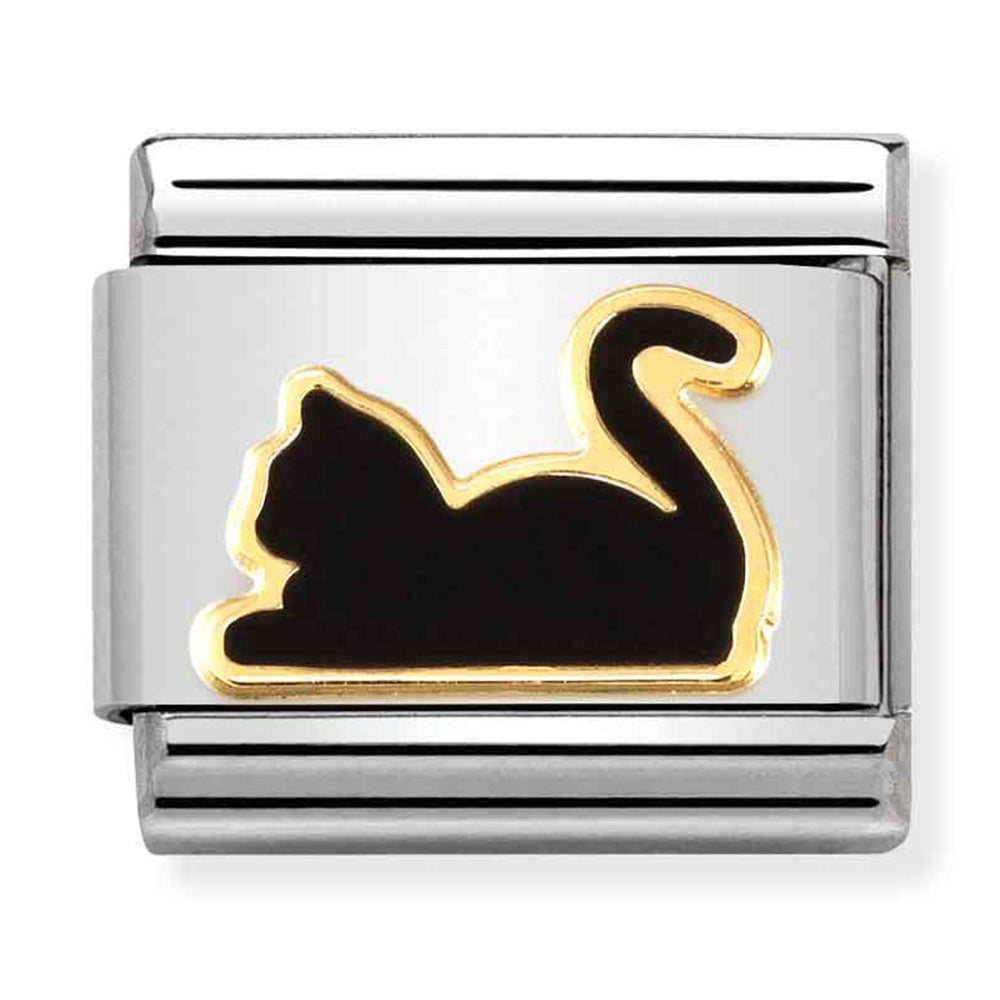 Nomination Composable Black Cat Charm