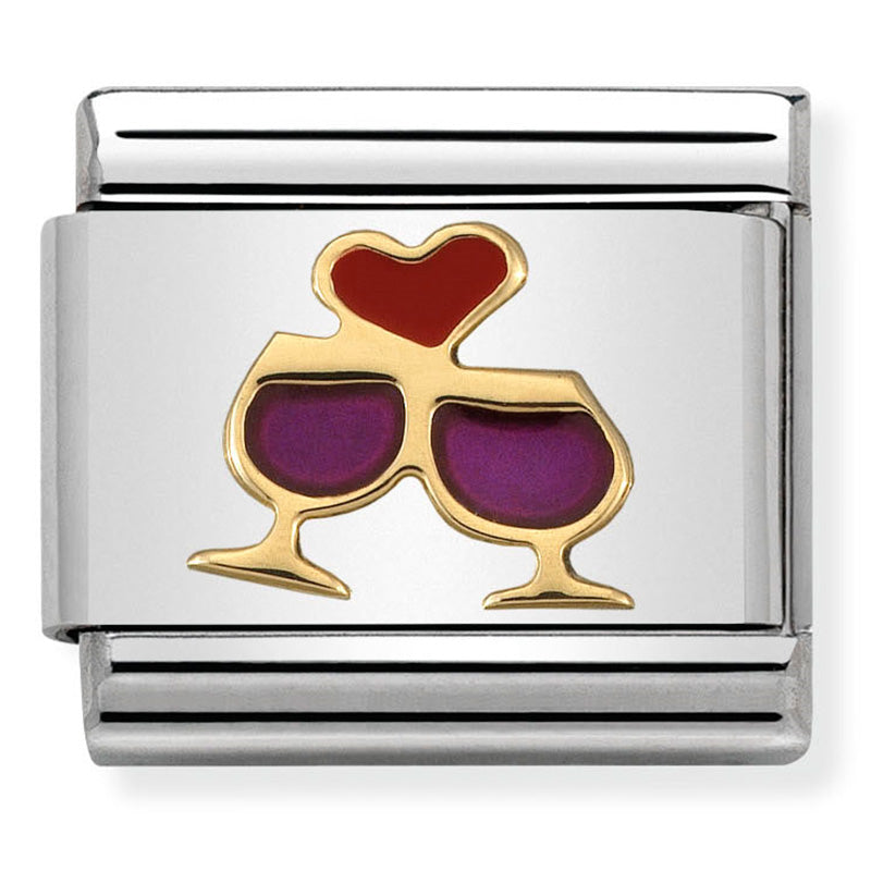 Nomination Composable Glasses with Heart Charm