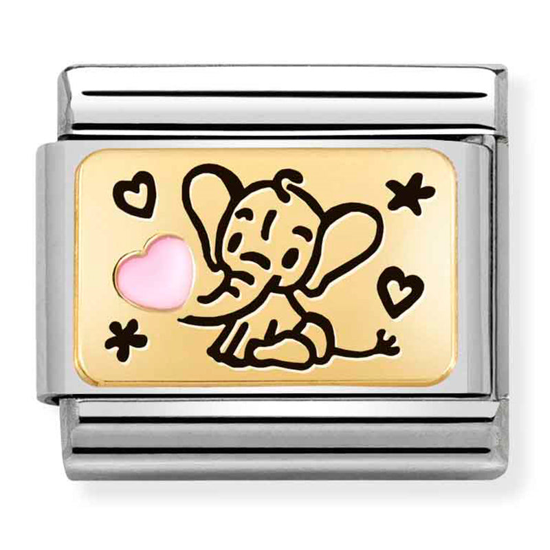 Nomination Composable Pink Elephant Charm