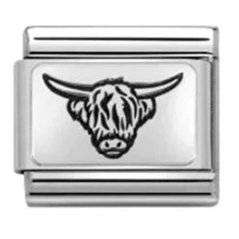 Nomination Composable Highland Cow Charm
