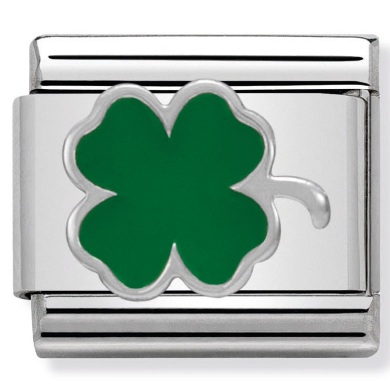 Nomination Composable Enamel Green Clover Charm