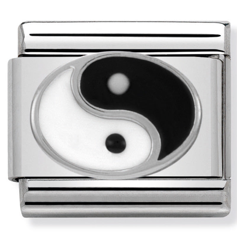 Nomination Composable, Enamel Yin Yang Charm