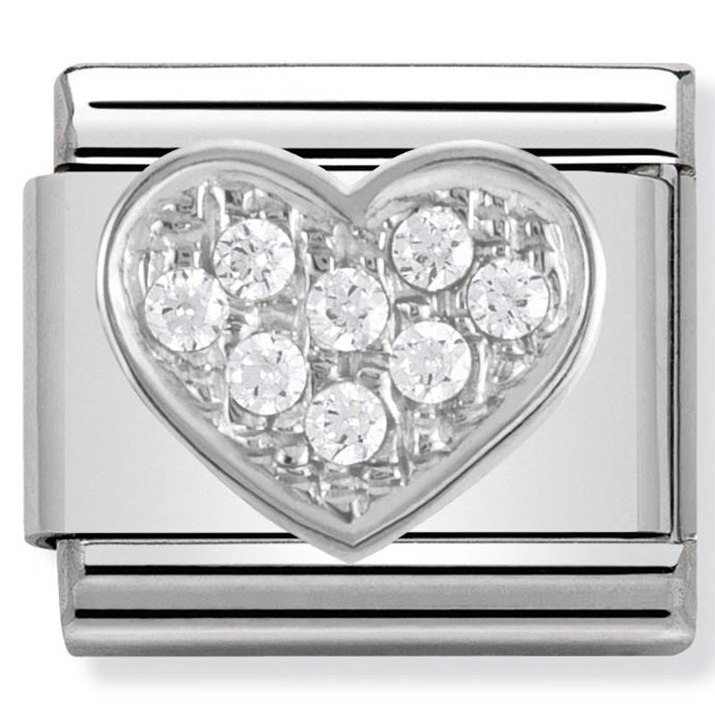 Nomination Composable CZ Heart Charm