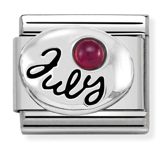 Nomination Composable Birthstone Ruby July