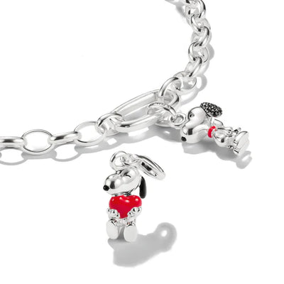 THOMAS SABO C/CLUB PEANUTS SNOOPY & HEART