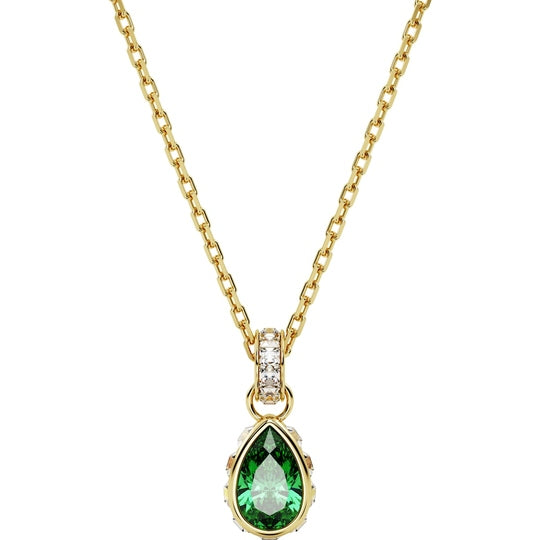 SWAROVSKI STILLA:PENDANT PEAR GREEN