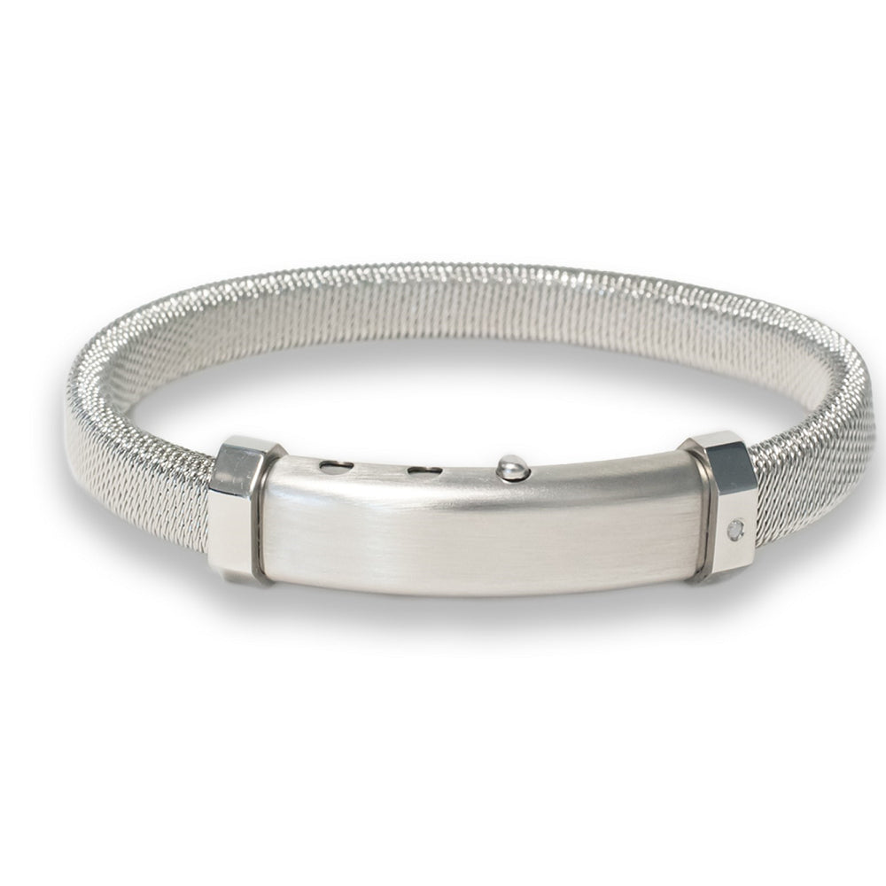 Borsari Gioielli Audace Acciaio St/Stl Diamond Bangle