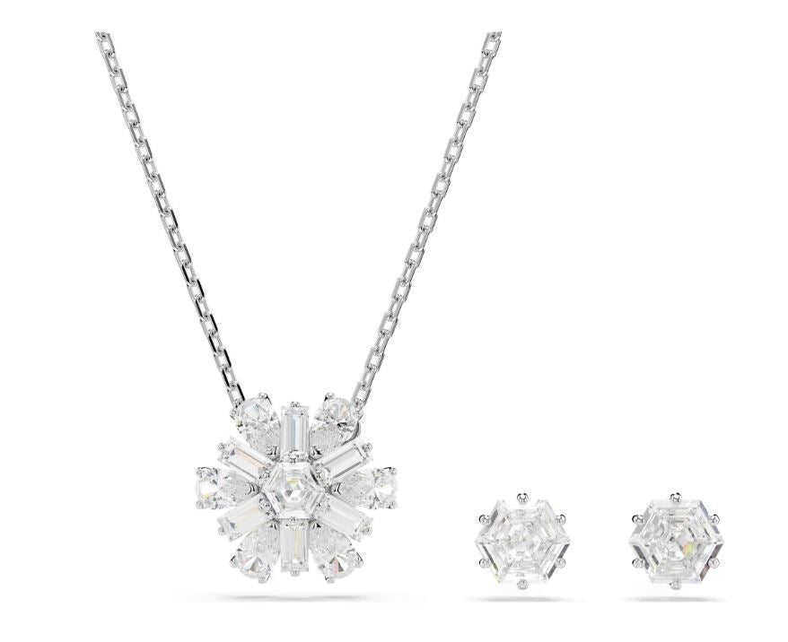 SWAROVSKI IDYLLI:SET SET OF 2 WHITE/RHS