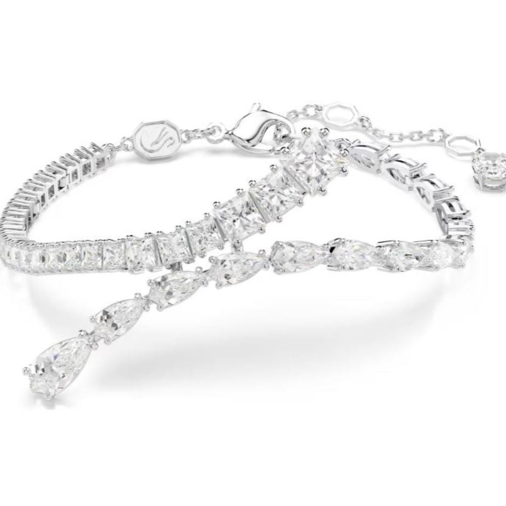 SWAROVSKI MATRIX:BRACELET WHITE/RHS M