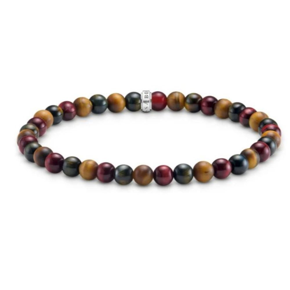 THOMAS SABO REBEL TIGERS EYE BEAD B/L 21cm