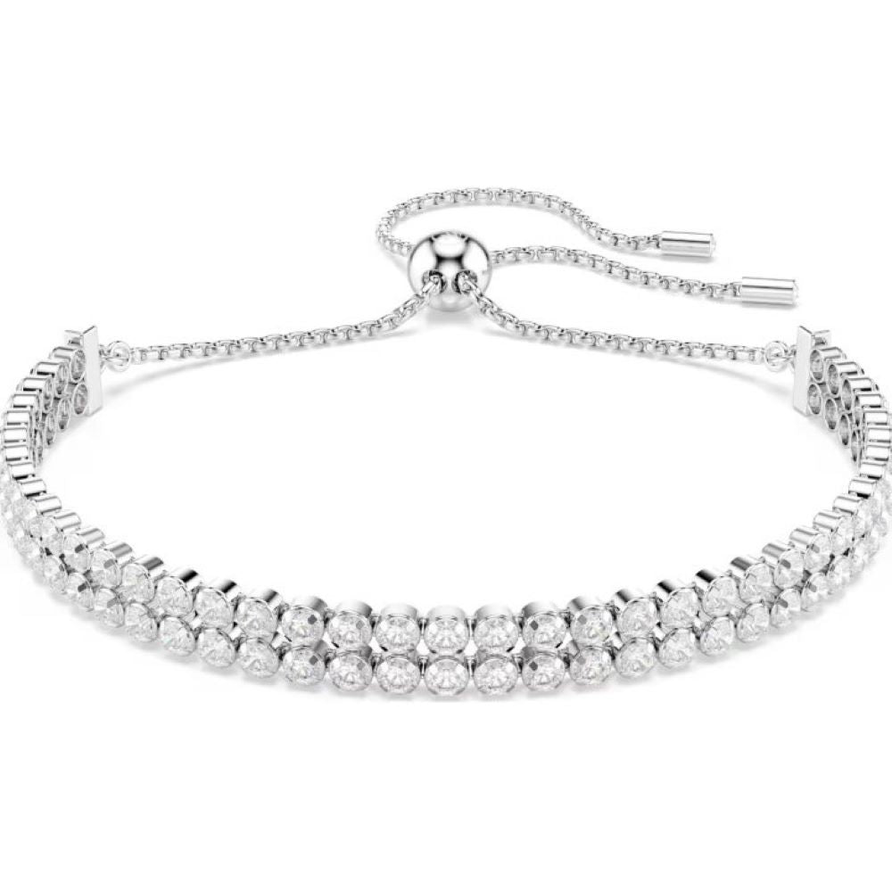 SWAROVSKI RE MATRIX:BRACELET DB WHITE/RHS M