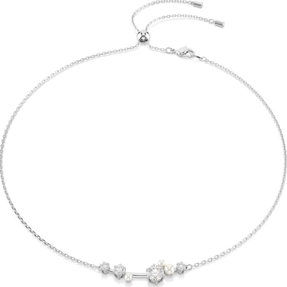 SWAROVSKI CONSTELLA:NECKLACE BAR WHITE/RHS