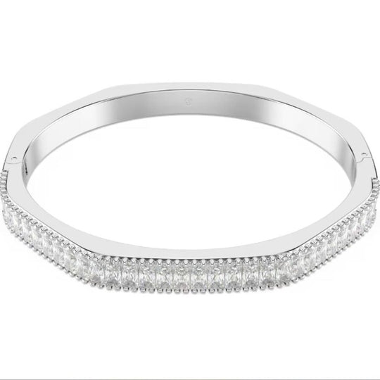 SWAROVSKI MATRIX:BANGLE WHITE/RHS M