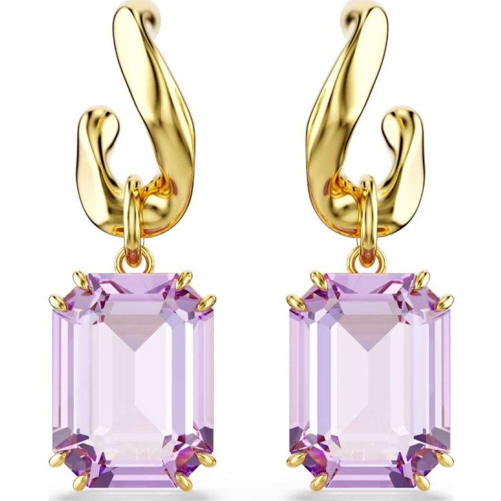 SWAROVSKI MILLENIA:PE STUD VIOL/GOS