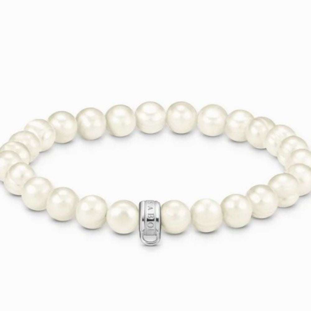 THOMAS SABO C/CLUB F/W PEARL BEAD B/L 17cm