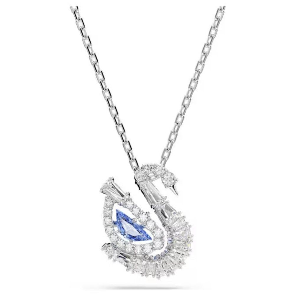SWAROVSKI SWAN:PEND BLUE/ BLU/RHS