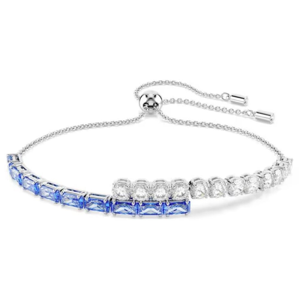 SWAROVSKI MATRIX:BRACELET CRASH BLU/RHS M