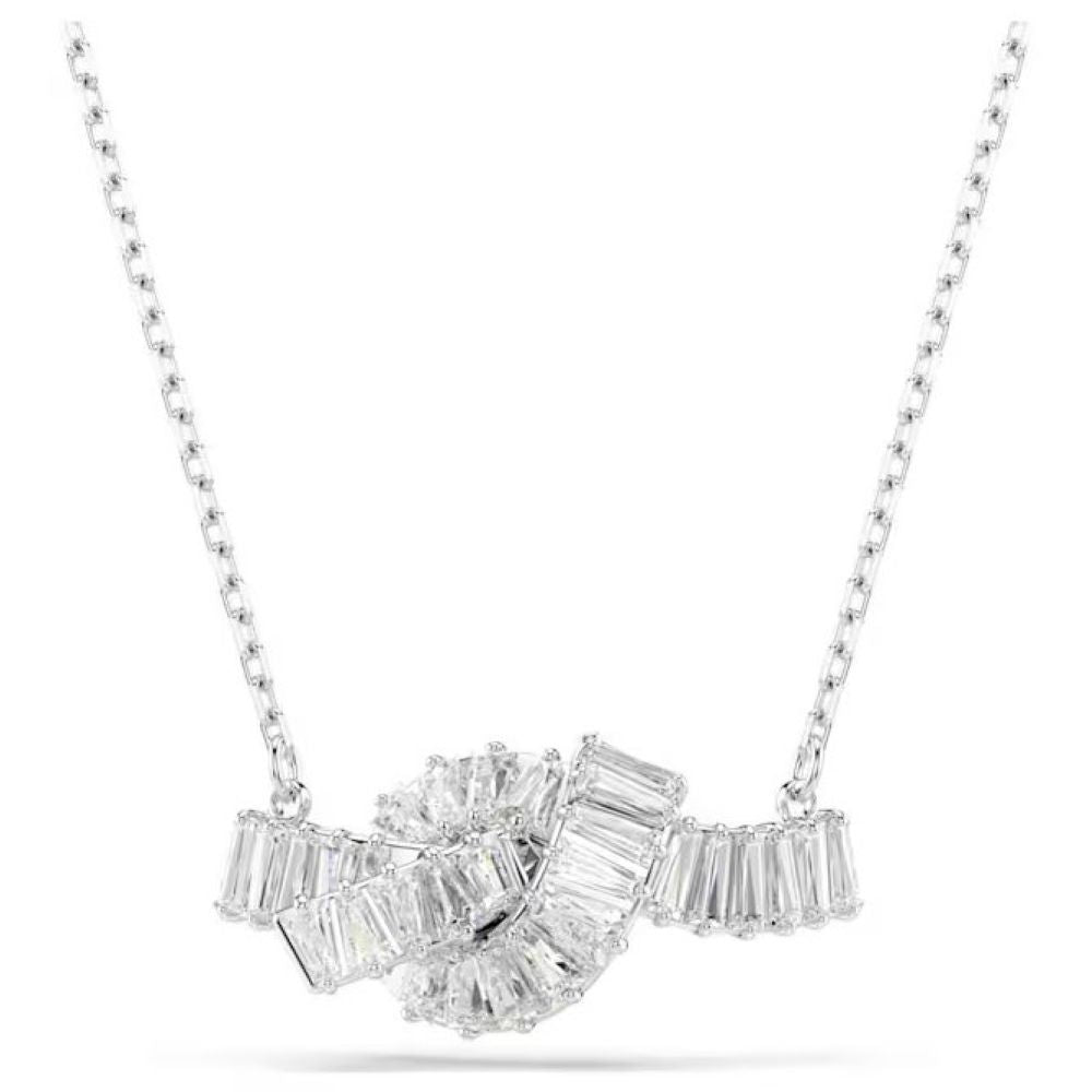 SWAROVSKI MATRIX:PEND KNOT WHI/RHS