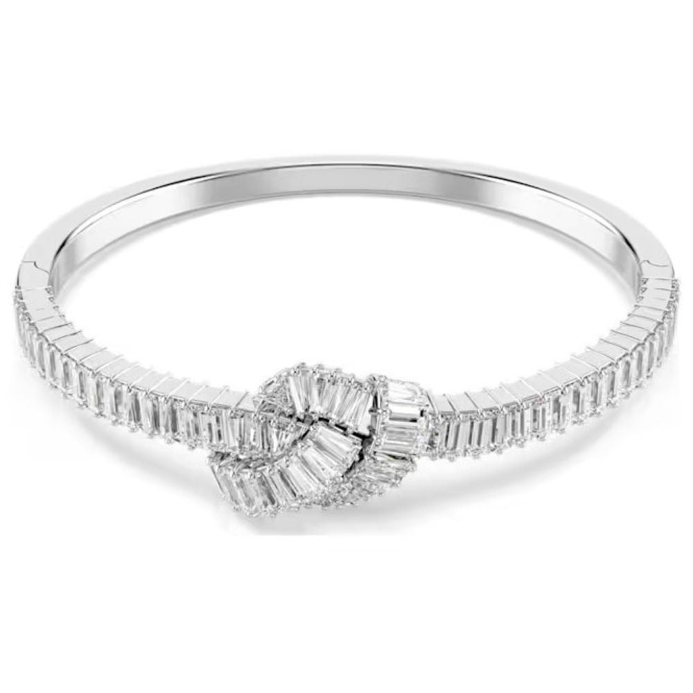SWAROVSKI MATRIX:BANGLE KNOT WHI/RHS L
