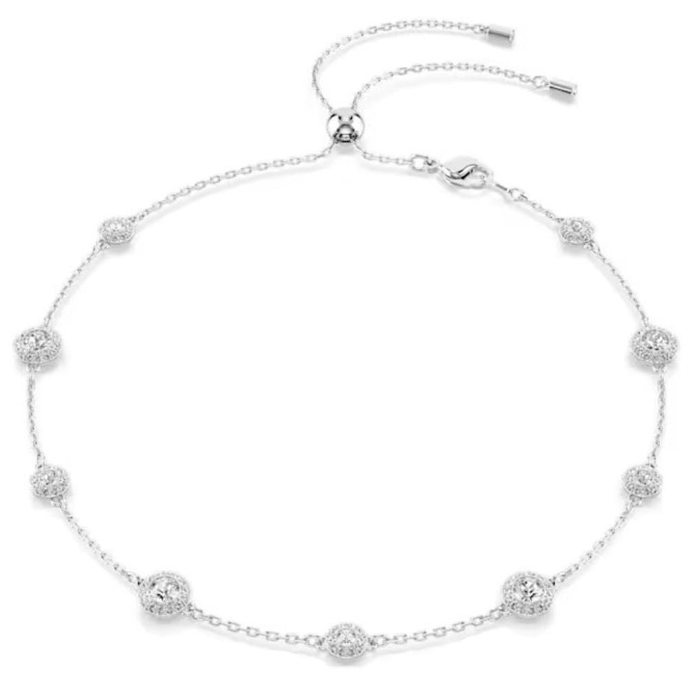 SWAROVSKI UNA:NECKLACE DOUBLE SIDE CRE/RHS