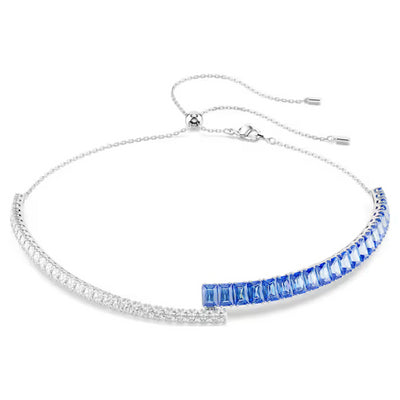 SWAROVSKI MATRIX:CHOKER BLU/RHS