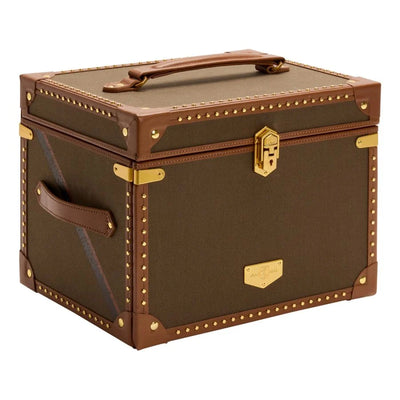 WOLF 190 YEARS IDA TRUNK JEWELLERY BOX KHAKI