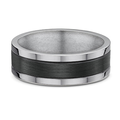 Titanium & Carbon Fibre Men's Wedding Ring