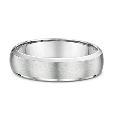 White Gold or Platinum Wedding Ring