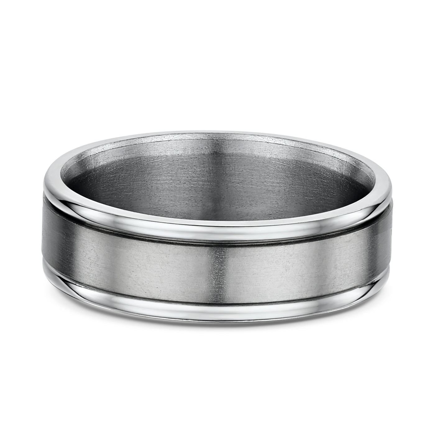 Titanium & Gold Men's Wedding Ring