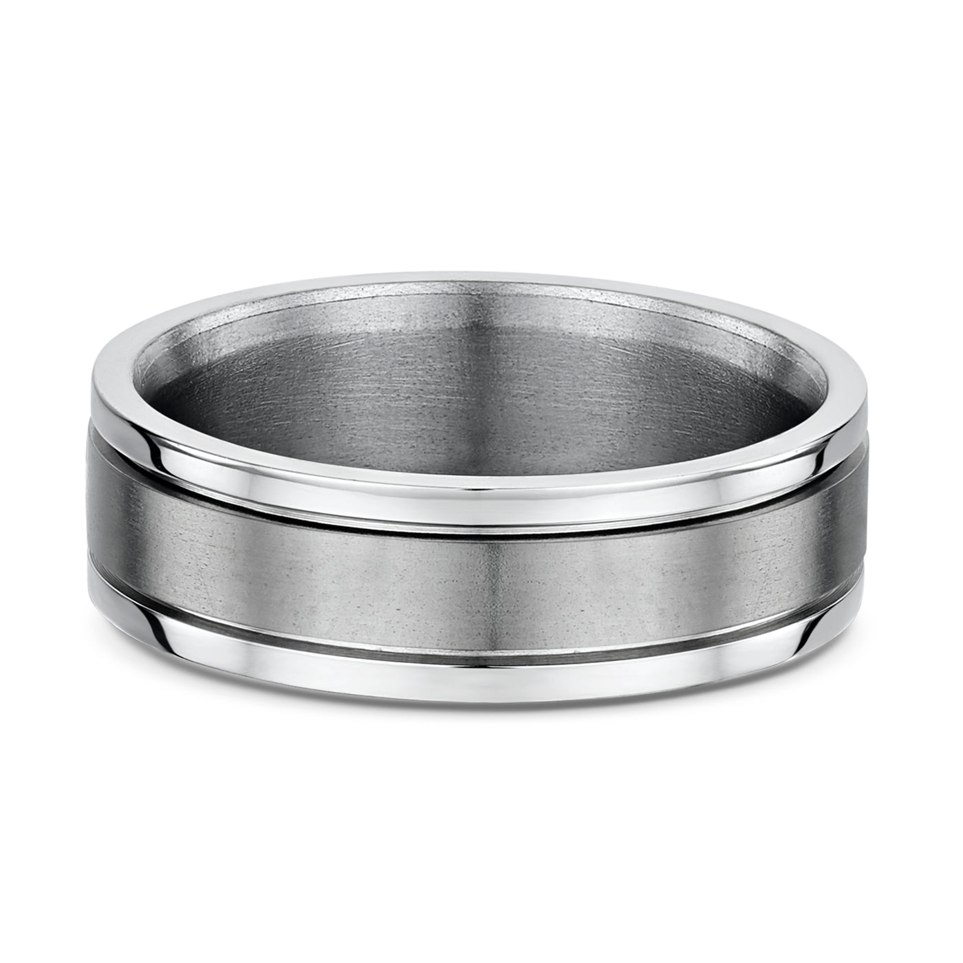 Titanium & Gold Men's Wedding Ring