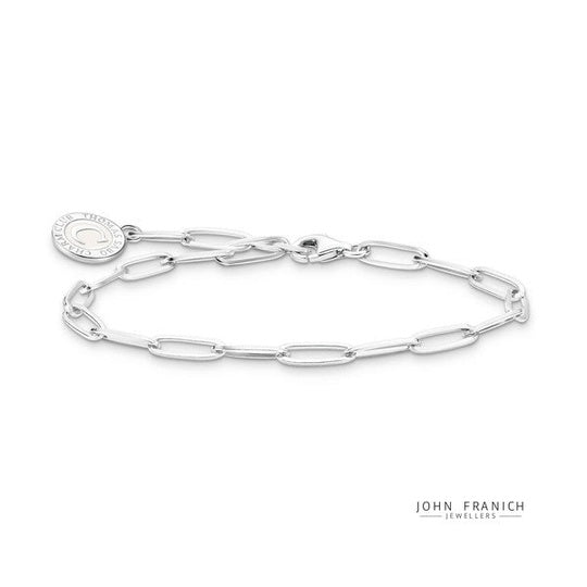 CHARMISTA SILVER LONG LINK B/L 17cm
