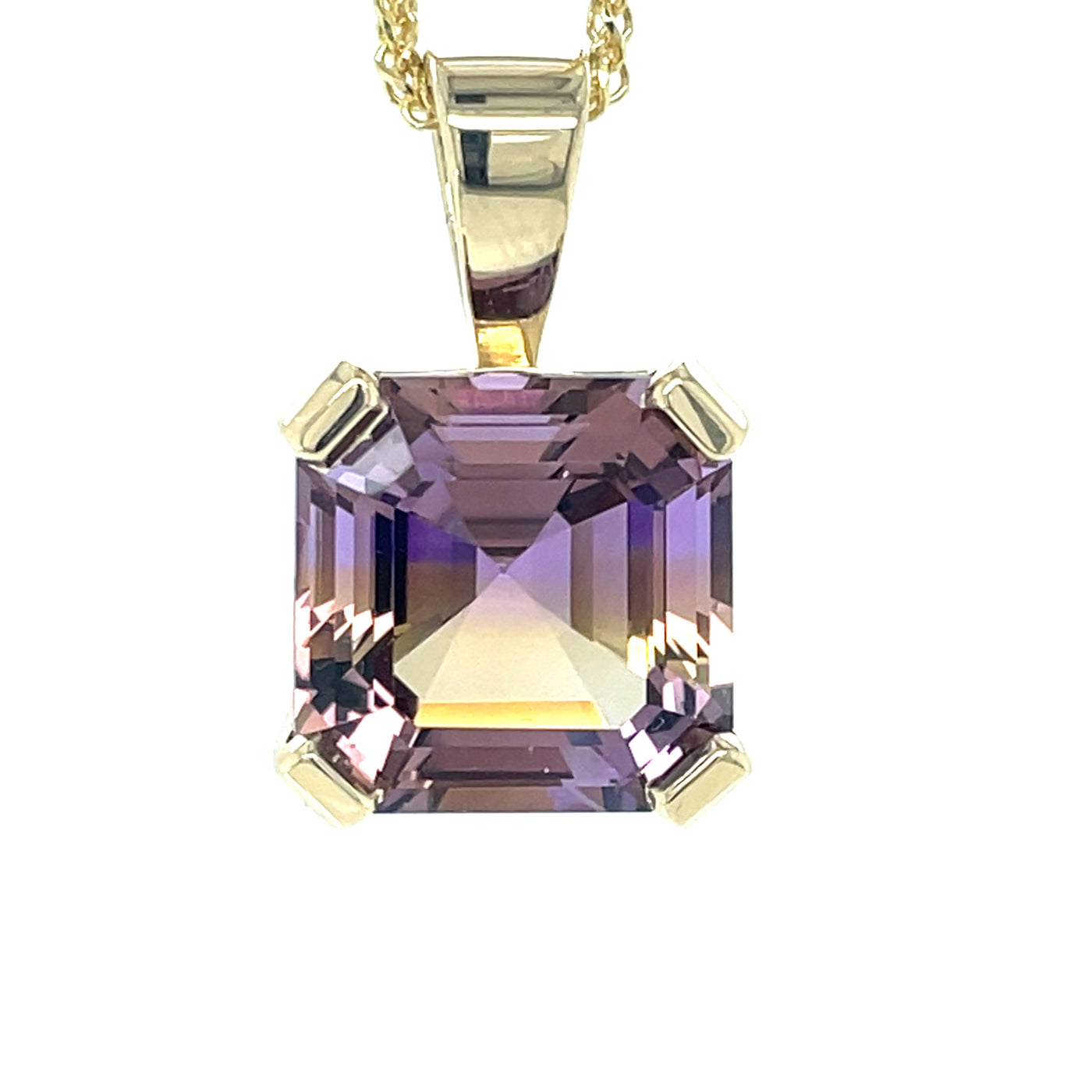 'Trystine' 9k Yellow Gold 14.32ct Ametrine Pendant
