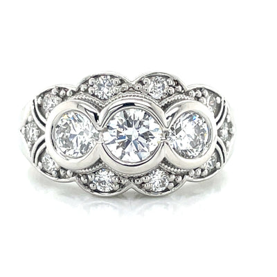 'Donna' Platinum 2.01ct Diamond Ring