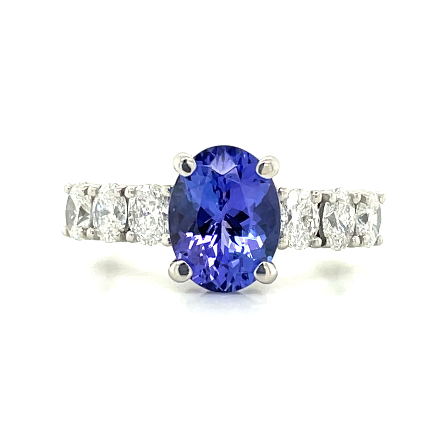 'Shona' Platinum 3.00ct Tanzanite & Diamonds Ring