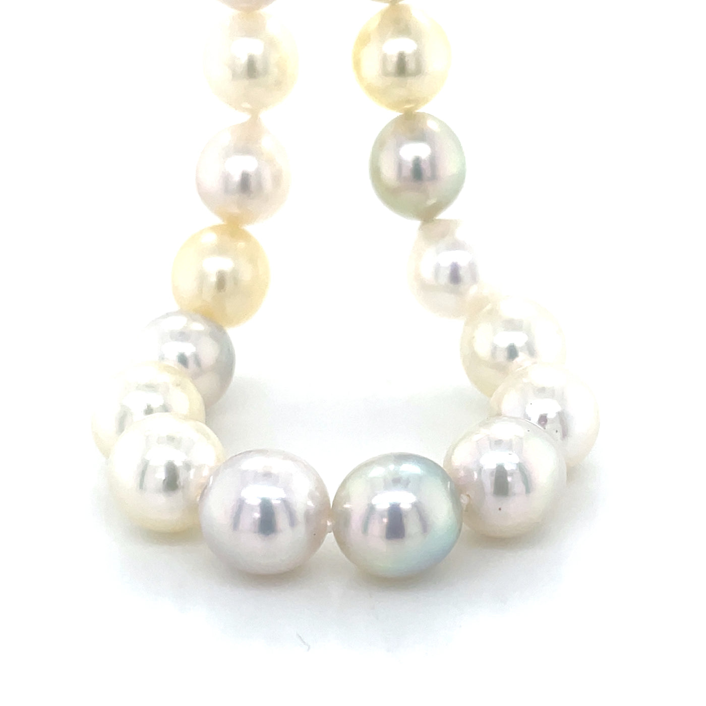 Multi Colour Akoya Pearls Necklace