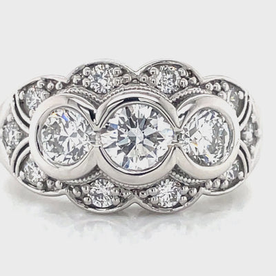 'Donna' Platinum 2.01ct Diamond Ring
