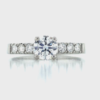 'Gail' Platinum Diamond Ring
