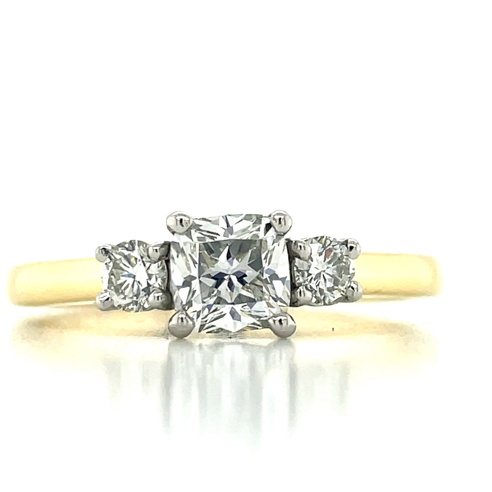 'Gabe' 18kYellow Gold 3st Diamonds Ring