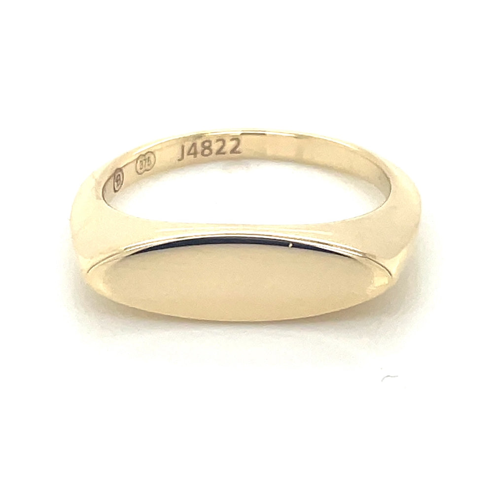 9k Yellow Gold Marquise Signet Ring john-franich-jewellers-nz