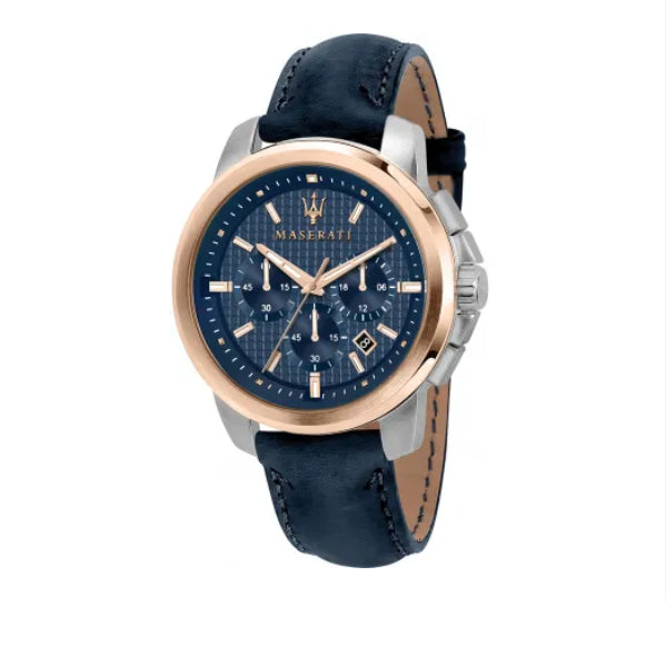 Maserati Stile Successo Navy/Rose Watch